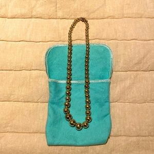 Tiffany & Co silver pearl necklace